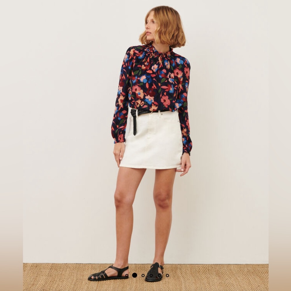 Comptoir des Cottonniers Floral Blouse. Small